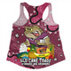 Queensland Cane Toads Custom Women Racerback Singlet - Australian Big Things Women Racerback Singlet