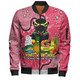 Penrith Panthers Custom Bomber Jacket - Australian Big Things (Pink) Bomber Jacket