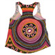 Australia Aboriginal Women Racerback Singlet - Aboriginal Dot Art Design Women Racerback Singlet