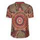 Australia Aboriginal Rugby Jersey - Brown Aboriginal Style Dot Painting Rugby Jersey