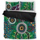 Australia Aboriginal Bedding Set - A Dot Painting In The Style Of Indigenous Australian Art Bedding Set