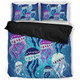 Australia Aboriginal Bedding Set - Aboriginal Art Painting With Jellyfish Bedding Set