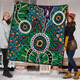 Australia Aboriginal Quilt - A Dot Painting In The Style Of Indigenous Australian Art Quilt