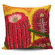 Australia Aboriginal Pillow Cases - Aboriginal Dot Art Of Australian Native Banksia Flower Pillow Cases