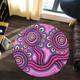 Australia Aboriginal Round Rug - Dot Patterns From Indigenous Australian Culture Round Rug