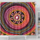 Australia Aboriginal Shower Curtain - Aboriginal Dot Art Design Shower Curtain
