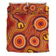 Australia Aboriginal Bedding Set - Connection Concept Dot Aboriginal Colorful Painting Bedding Set
