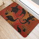 Australia Aboriginal Doormat - Aboriginal Dot Art With Animals Doormat