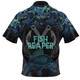 Australia Fishing Custom Hawaiian Shirt - Fish Reaper Fish Skeleton Blue Hawaiian Shirt