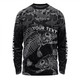 Australia Fishing Custom Long Sleeve T-shirt - Fish Reaper Fish Skeleton Grey Long Sleeve T-shirt