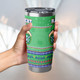 Canberra Raiders Tumbler - Ugly Xmas And Aboriginal Patterns For Die Hard Fan