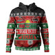 South Sydney Rabbitohs Aboriginal Custom Hoodie - Indigenous Knitted Ugly Xmas Style Hoodie