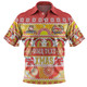 Redcliffe Dolphins Christmas Aboriginal Custom Polo Shirt - Indigenous Knitted Ugly Xmas Style Polo Shirt