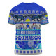 Canterbury-Bankstown Bulldogs Christmas Aboriginal Custom T-Shirt - Indigenous Knitted Ugly Xmas Style T-Shirt
