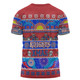 Newcastle Knights Christmas Aboriginal Custom T-shirt - Indigenous Knitted Ugly Xmas Style T-shirt