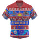 Newcastle Knights Christmas Aboriginal Custom Hawaiian Shirt - Indigenous Knitted Ugly Xmas Style Hawaiian Shirt