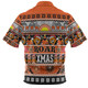 Wests Tigers Christmas Aboriginal Custom Hawaiian Shirt - Indigenous Knitted Ugly Xmas Style Hawaiian Shirt