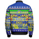 Parramatta Eels Christmas Aboriginal Custom Bomber Jacket - Indigenous Knitted Ugly Xmas Style Bomber Jacket