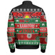 South Sydney Rabbitohs Aboriginal Custom Bomber Jacket - Indigenous Knitted Ugly Xmas Style Bomber Jacket