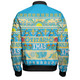 Gold Coast Titans Christmas Aboriginal Custom Bomber Jacket - Indigenous Knitted Ugly Xmas Style Bomber Jacket