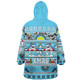 Cronulla-Sutherland Sharks Christmas Aboriginal Custom Snug Hoodie - Indigenous Knitted Ugly Xmas Style Snug Hoodie