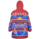 Newcastle Knights Christmas Aboriginal Custom Snug Hoodie - Indigenous Knitted Ugly Xmas Style Snug Hoodie