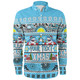 Cronulla-Sutherland Sharks Christmas Aboriginal Custom Long Sleeve Shirt - Indigenous Knitted Ugly Xmas Style Long Sleeve Shirt