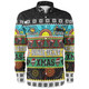 Penrith Panthers Christmas Aboriginal Custom Long Sleeve Shirt - Indigenous Knitted Ugly Xmas Style Long Sleeve Shirt