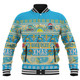 Gold Coast Titans Christmas Aboriginal Custom Baseball Jacket - Indigenous Knitted Ugly Xmas Style Baseball Jacket