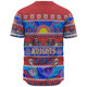 Newcastle Knights Christmas Aboriginal Custom Baseball Shirt - Indigenous Knitted Ugly Xmas Style Baseball Shirt