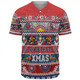 Sydney Roosters Christmas Aboriginal Custom Baseball Shirt - Indigenous Knitted Ugly Xmas Style Baseball Shirt