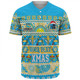 Gold Coast Titans Christmas Aboriginal Custom Baseball Shirt - Indigenous Knitted Ugly Xmas Style Baseball Shirt