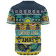 North Queensland Cowboys Christmas Aboriginal Custom Baseball Shirt - Indigenous Knitted Ugly Xmas Style Baseball Shirt