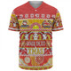 Redcliffe Dolphins Christmas Aboriginal Custom Baseball Shirt - Indigenous Knitted Ugly Xmas Style Baseball Shirt