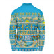 Gold Coast Titans Christmas Aboriginal Custom Long Sleeve Polo Shirt - Indigenous Knitted Ugly Xmas Style Long Sleeve Polo Shirt