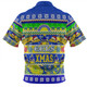 Parramatta Eels Christmas Aboriginal Custom Zip Polo Shirt - Indigenous Knitted Ugly Xmas Style Zip Polo Shirt