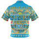 Gold Coast Titans Christmas Aboriginal Custom Zip Polo Shirt - Indigenous Knitted Ugly Xmas Style Zip Polo Shirt