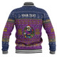 Melbourne Storm Christmas Custom Baseball Jacket - Chrissie Spirit Baseball Jacket