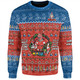 Newcastle Knights Christmas Custom Sweatshirt - Chrissie Spirit Sweatshirt