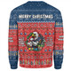 Sydney Roosters Christmas Custom Sweatshirt - Chrissie Spirit Sweatshirt