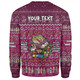 Queensland Cane Toads Christmas Custom Sweatshirt - Chrissie Spirit Sweatshirt