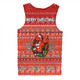 St. George Illawarra Dragons Christmas Custom Men Singlet - Chrissie Spirit Men Singlet