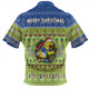 Parramatta Eels Christmas Custom Zip Polo Shirt - Chrissie Spirit Zip Polo Shirt