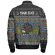 Penrith Panthers Christmas Custom Bomber Jacket - Chrissie Spirit Black Bomber Jacket