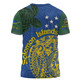 Australia  South Sea Islanders T-shirt - Proud To Be Solomon Islander In Polynesian Pattern Inspired T-shirt