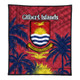 Australia  South Sea Islanders Quilt - Gilbert Islands In Polynesian Pattern With Coconut Trees Quilt