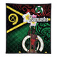 Australia  South Sea Islanders Quilt - Vanuatu Special Original Flag In Polynesian Style Quilt