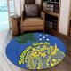 Australia  South Sea Islanders Round Rug - Proud To Be Solomon Islander In Polynesian Pattern Inspired Round Rug