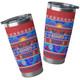 Newcastle Knights Christmas Aboriginal Tumbler - Indigenous Knitted Ugly Style