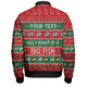 Australia Christmas Custom Bomber Jacket - Merry Fishmas All I Want is a Big Fish Bomber Jacket